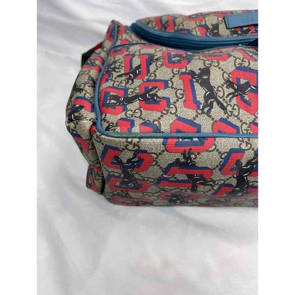 Gucci GG Supreme Wolf Diaper Bag SPB-JB 356247 - Picture 6 of 16